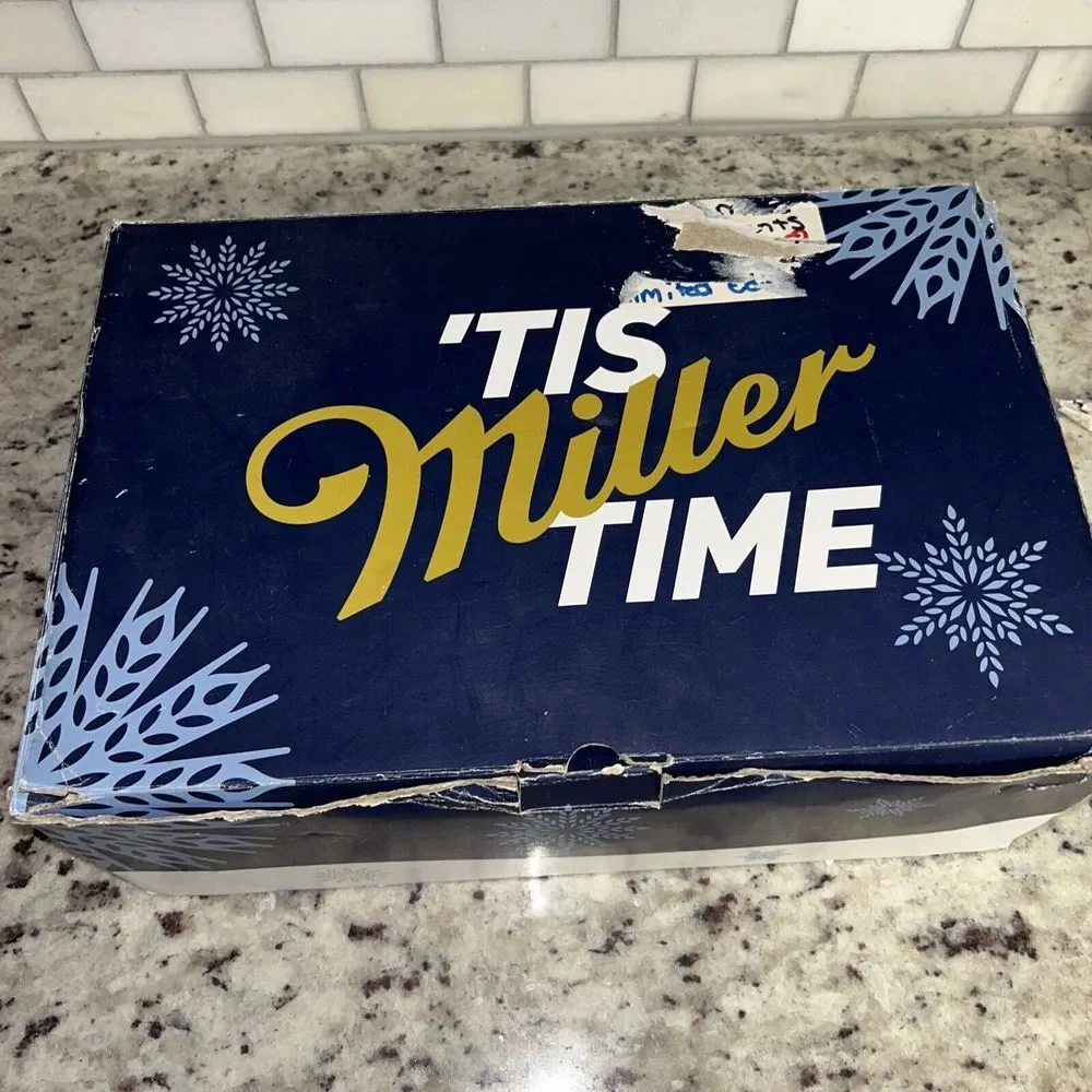 Miller Lite Beernament Christmas Ornament Set 6 Holiday‎ Party Essential Koozie